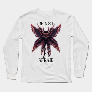 Mystical Mothman: A Divine Design Inspired by Biblical Angels Long Sleeve T-Shirt